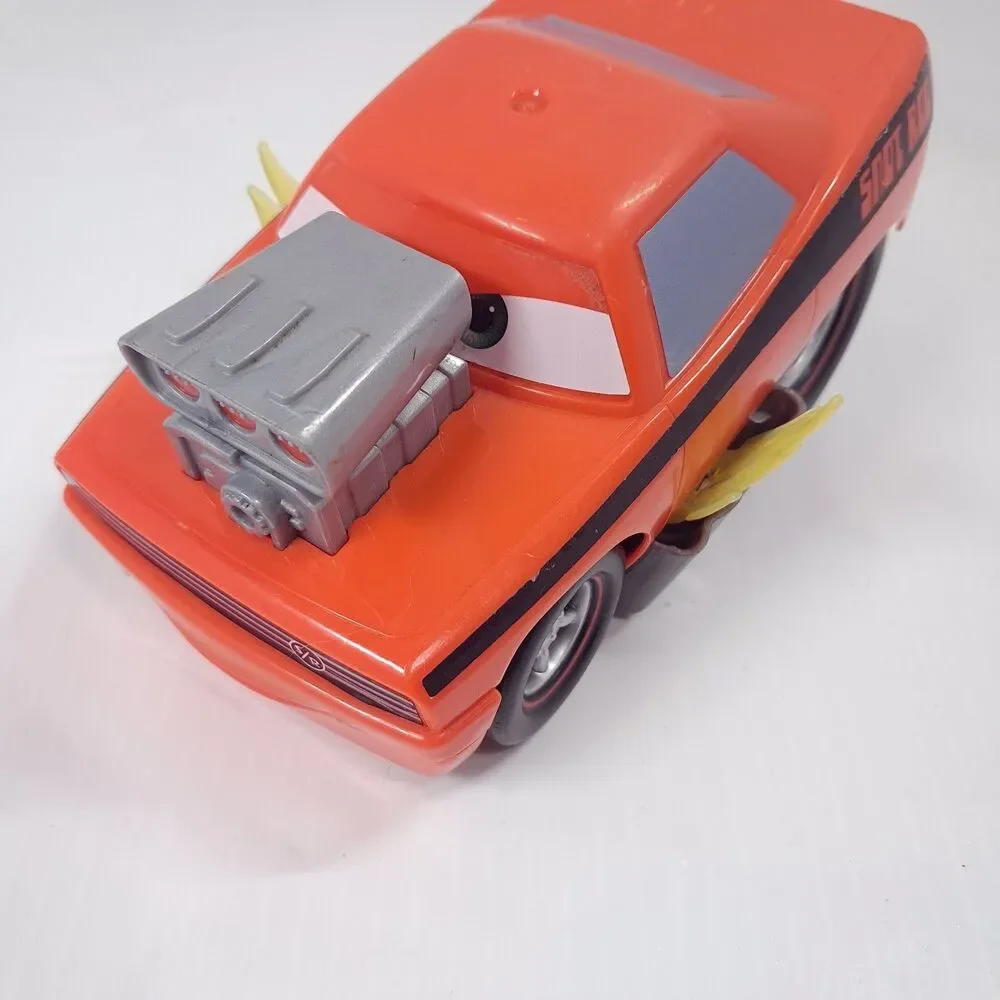Disney Pixar Cars Talking Snot Rod Funny Talkers BFL91 2013 Toy Car orange WORKS